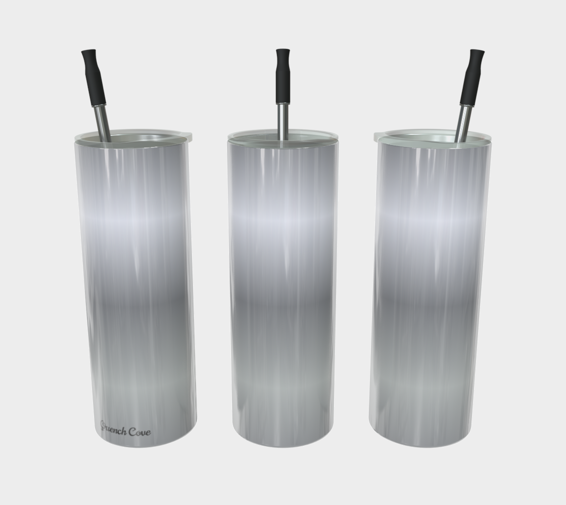 Quench Cove Tumbler In Glossy Gray