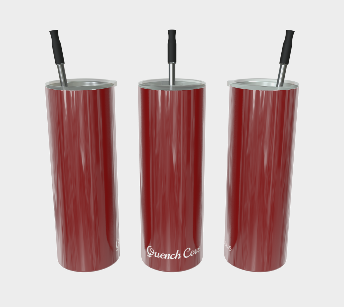 Quench Cove Tumbler In Glossy Burgundy