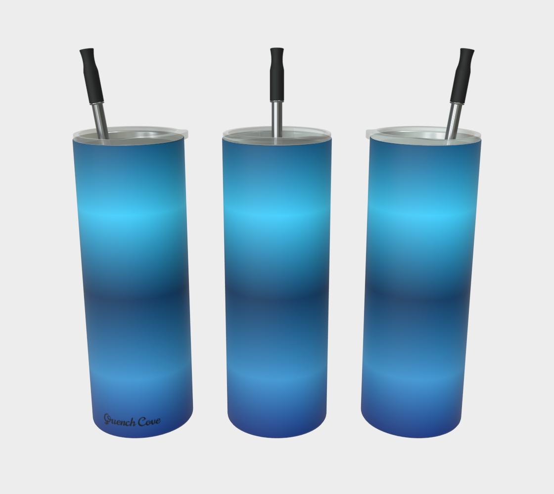 Quench Cove Tumbler In Matte Blue