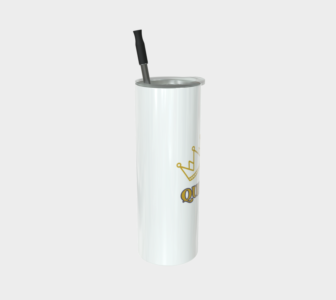Quench Cove Tumbler (Queen B) In Glossy White