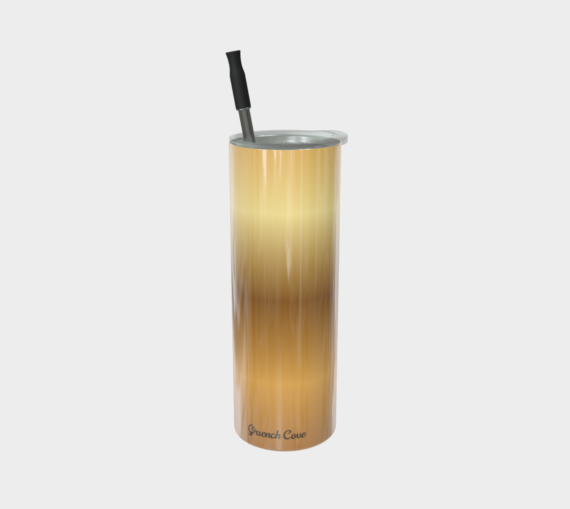 Quench Cove Tumbler In Glossy Gold