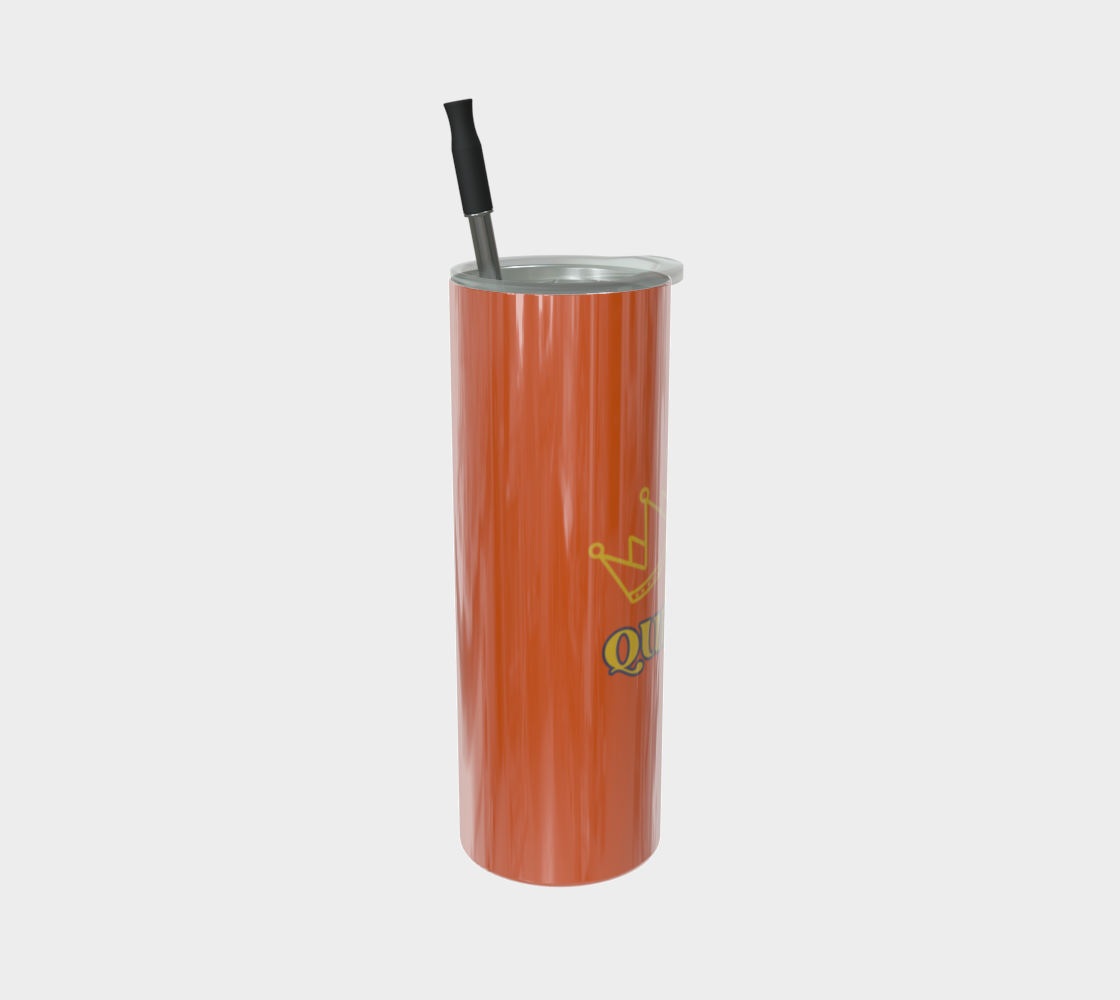 Quench Cove Tumbler (Queen B) In Glossy Orange