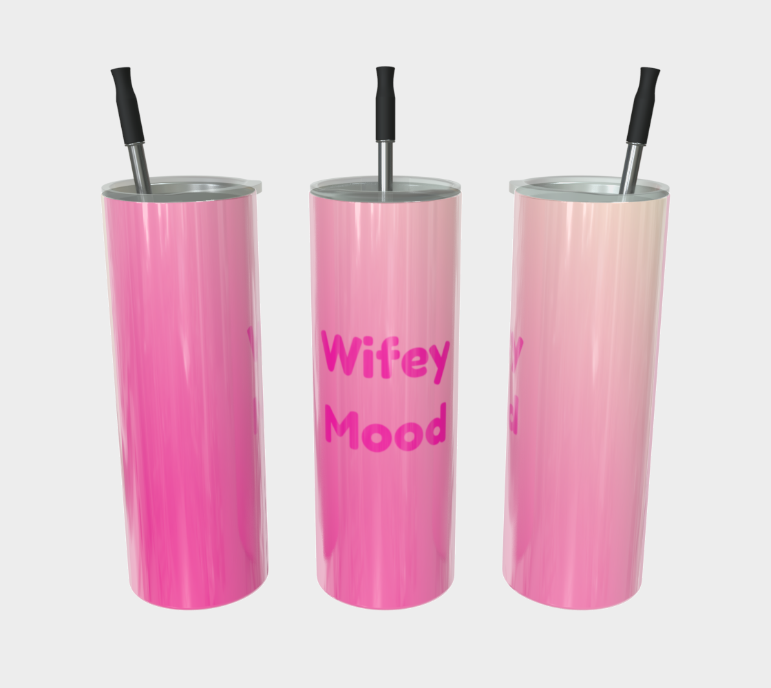 Quench Cove Tumbler ( Wifey Mood) In Glossy Pink