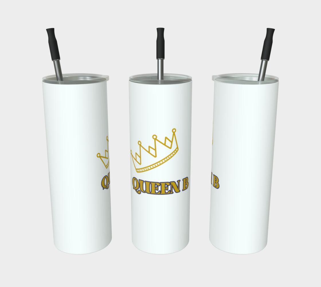 Quench Cove Tumbler (Queen B) In Matte White
