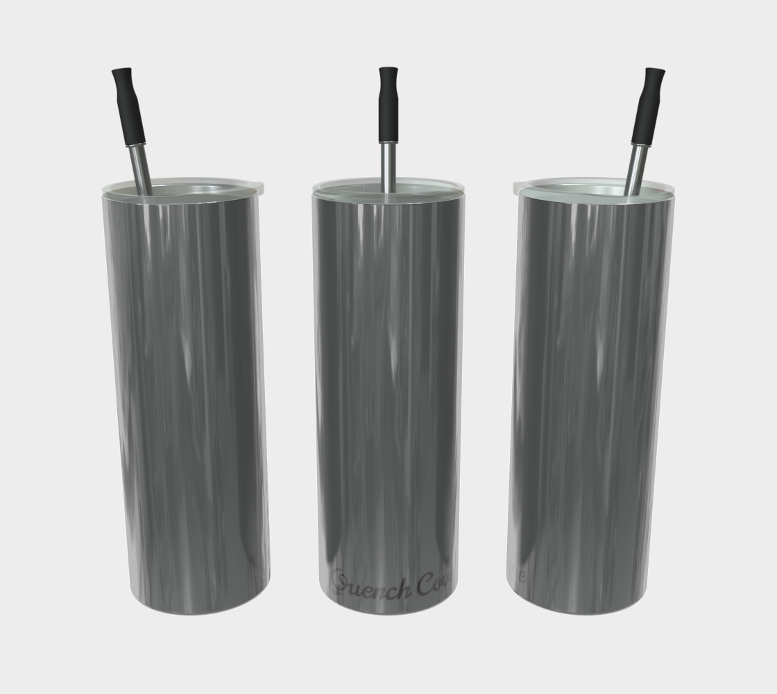 Quench Cove Tumbler In Glossy Gray