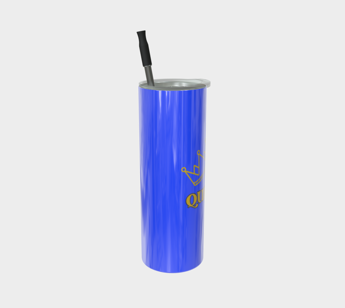 Quench Cove Tumbler (Queen B) In Glossy Royal Blue