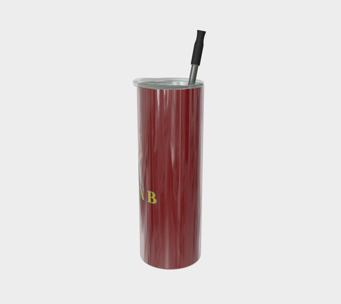 Quench Cove Tumbler (Queen B) In Glossy Burgundy