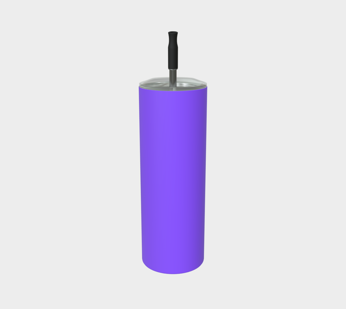 Quench Cove Tumbler ( BLESSED & Highly Favored) In Matte Purple
