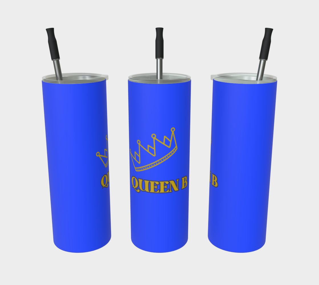 Quench Cove Tumbler (Queen B) In Matte Royal Blue
