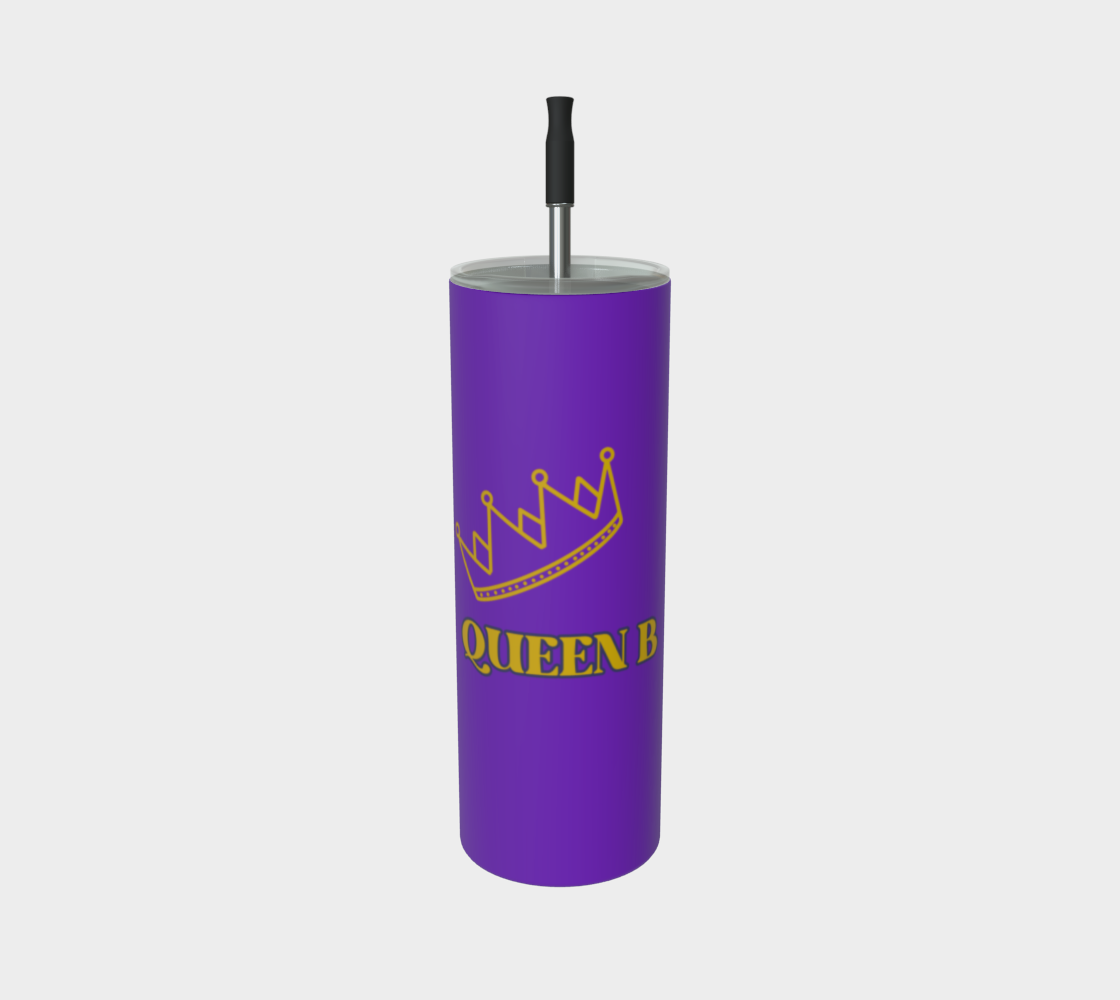Quench Cove Tumbler (Queen B) In Matte Purple And Gold