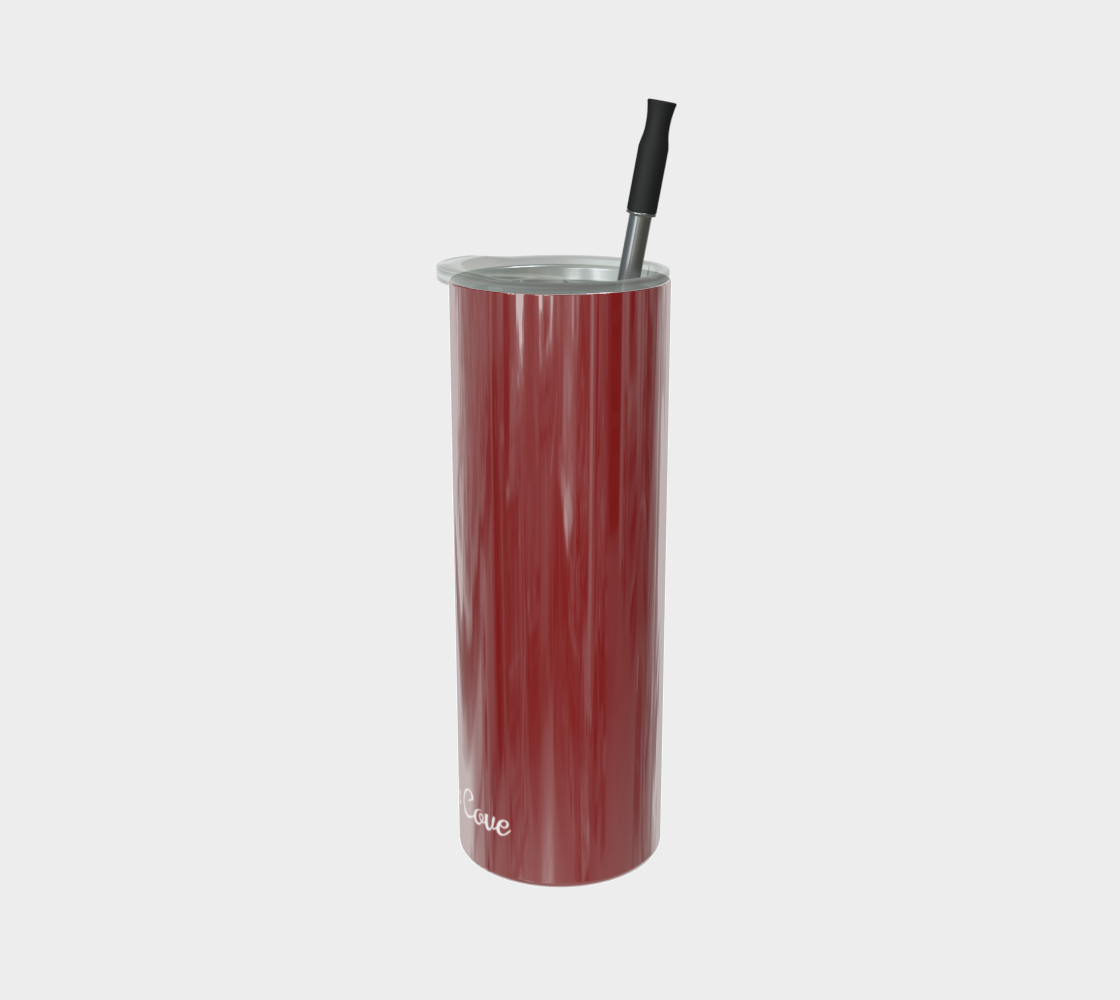 Quench Cove Tumbler In Glossy Burgundy