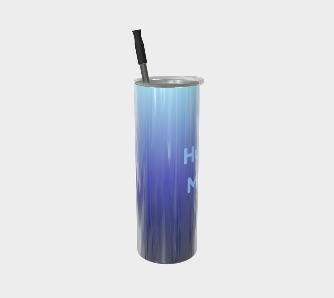 Quench Cove Tumbler ( Hubby Mood) In Glossy Blue