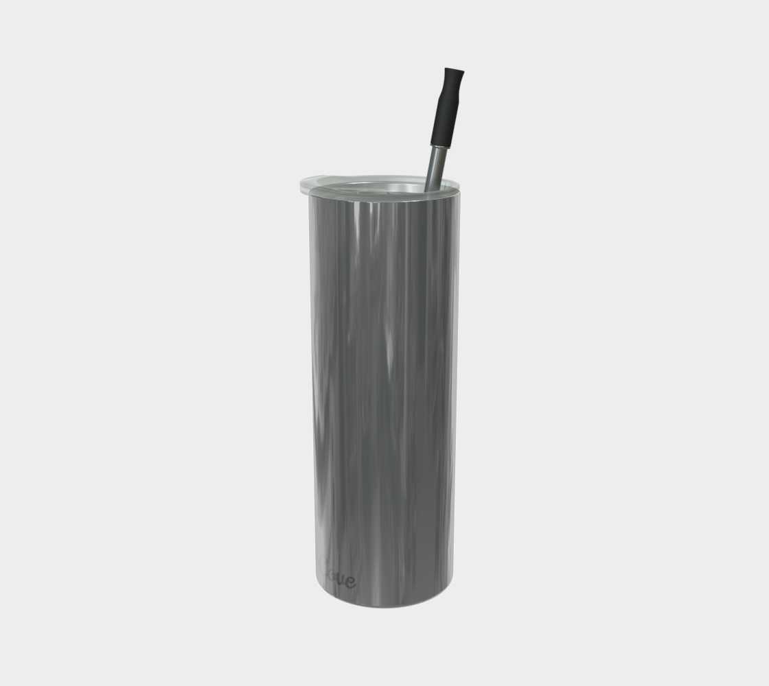 Quench Cove Tumbler In Glossy Gray