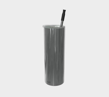Quench Cove Tumbler In Glossy Gray