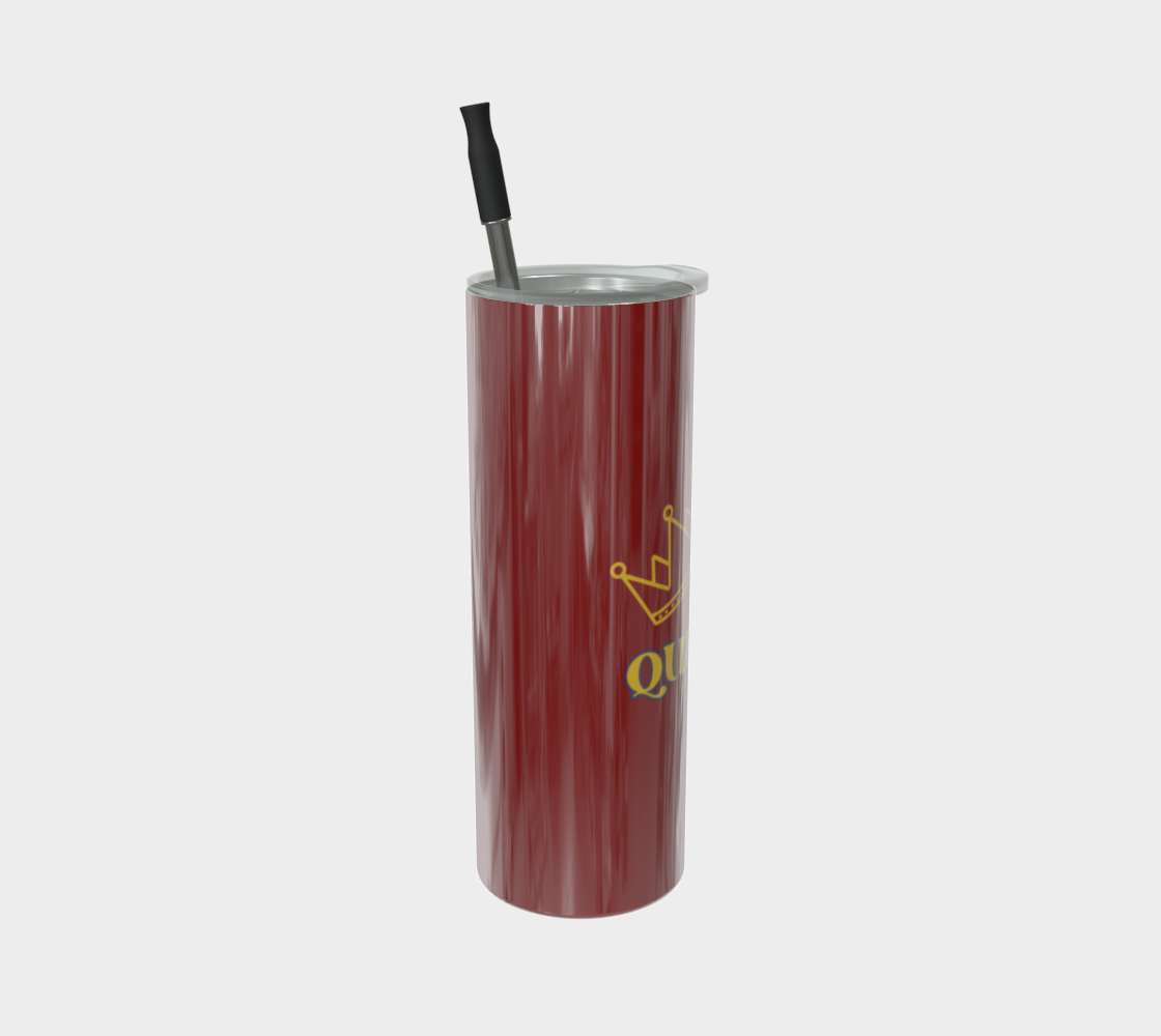 Quench Cove Tumbler (Queen B) In Glossy Burgundy