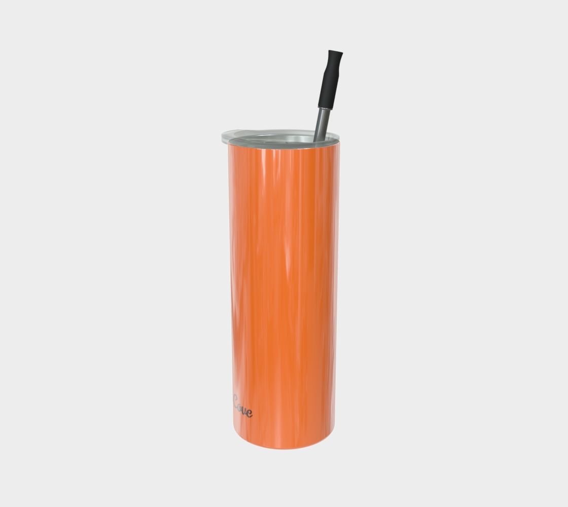 Quench Cove Tumbler In Glossy Orange