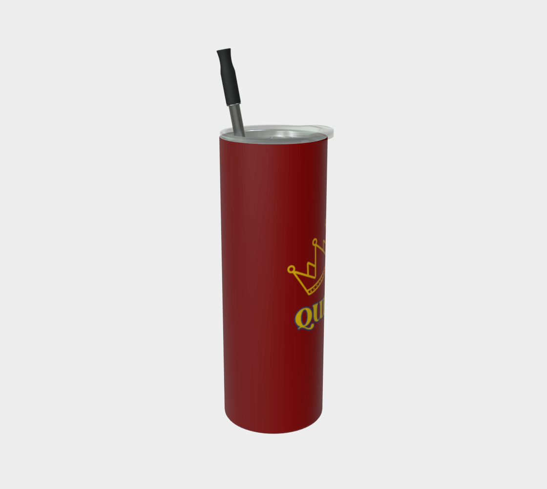 Quench Cove Tumbler (Queen B) In Matte Burgundy