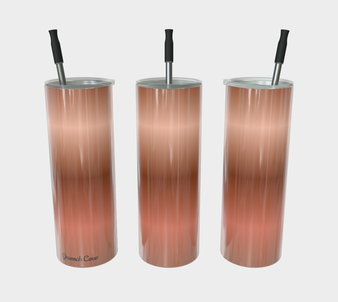 Quench Cove Tumbler In Glossy Copper