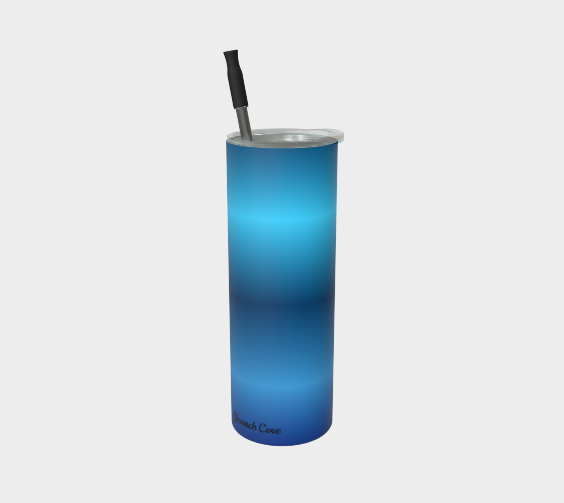 Quench Cove Tumbler In Matte Blue