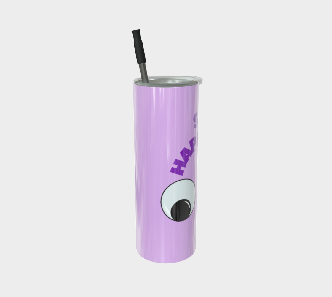 Quench Cove Tumbler ( Sip Happens!) In Glossy Purple