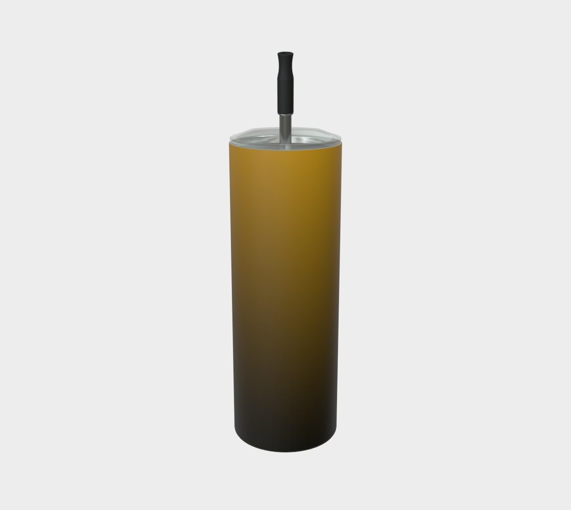 Quench Cove Tumbler In Matte Gold Tone Gradient Color