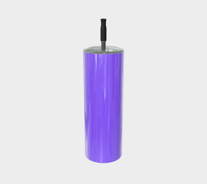 Quench Cove Tumbler (Blessed & Highly Favored) In Glossy Purple