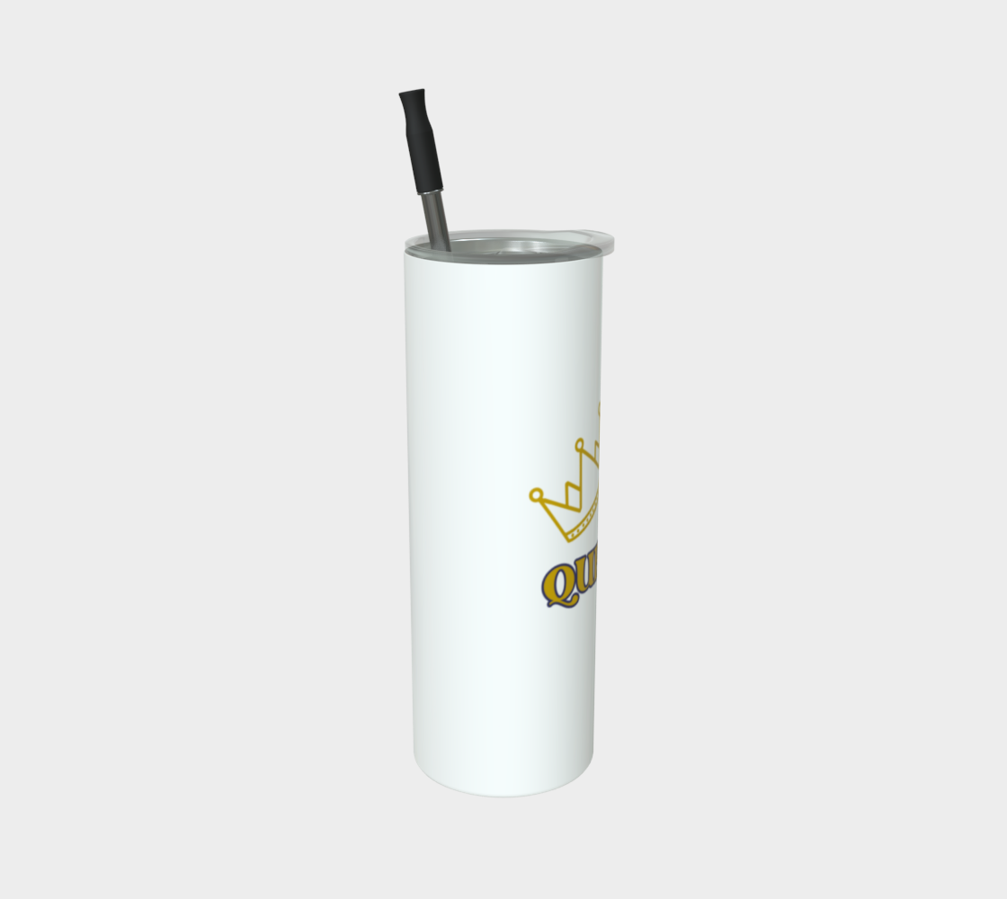 Quench Cove Tumbler (Queen B) In Matte White