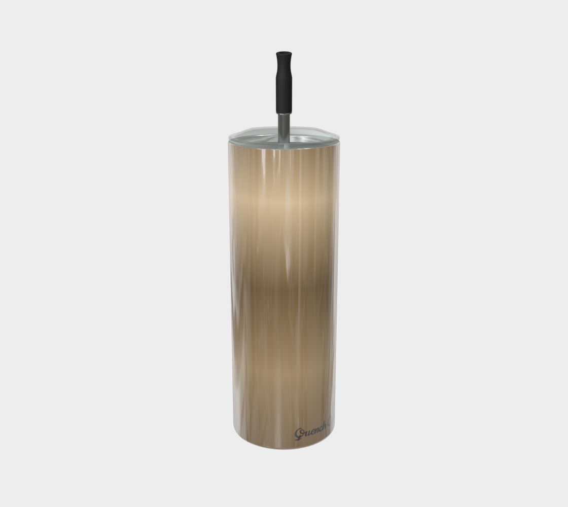 Quench Cove Tumbler In Glossy Light Brown