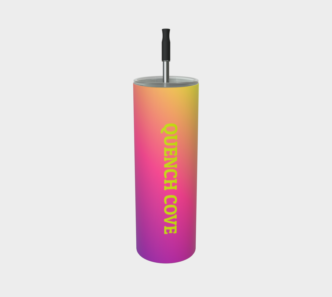 Quench Cove Tumbler In Matte Pink Purple Gradient Color