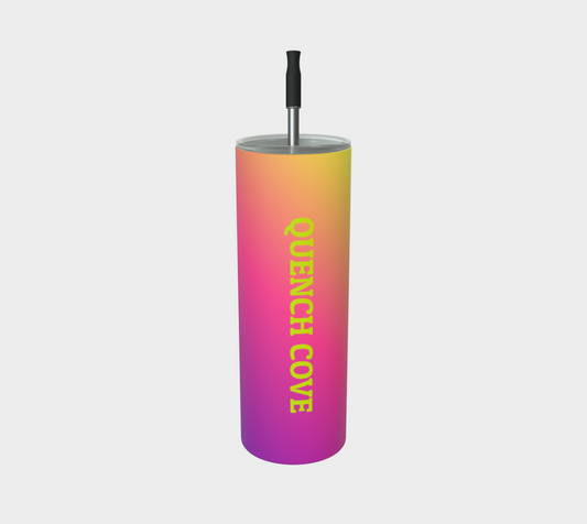 Quench Cove Tumbler In Matte Pink Purple Gradient Color