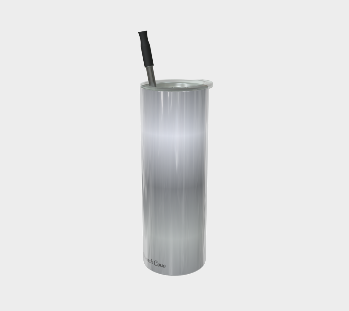 Quench Cove Tumbler In Glossy Gray