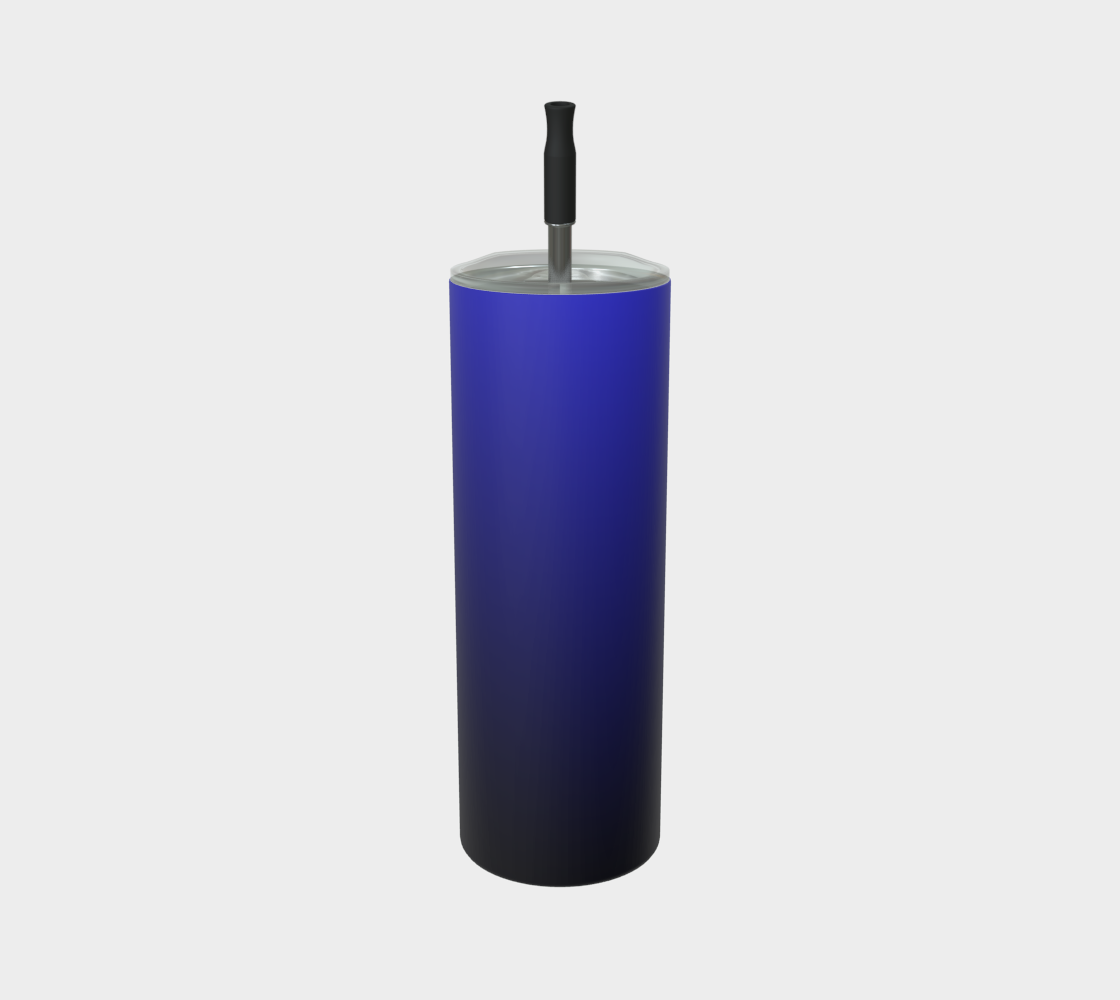 Quench Cove Tumbler In Matte Blue Gradient Color