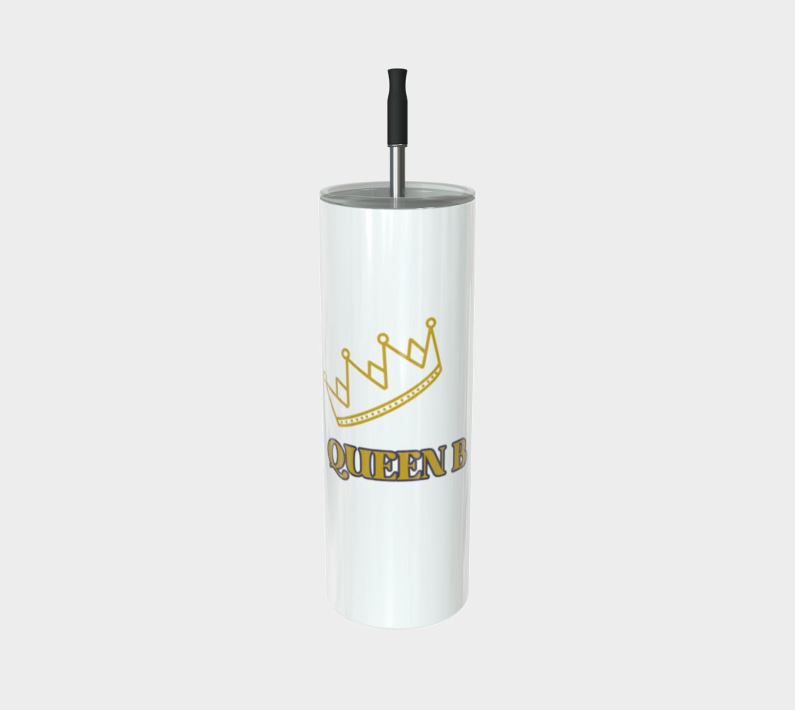 Quench Cove Tumbler (Queen B) In Glossy White