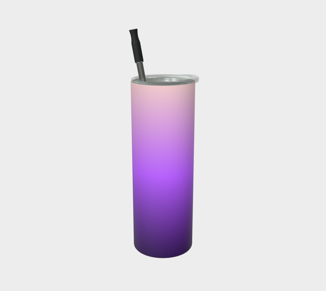 Quench Cove Tumbler In Matte Purple Gradient Colors