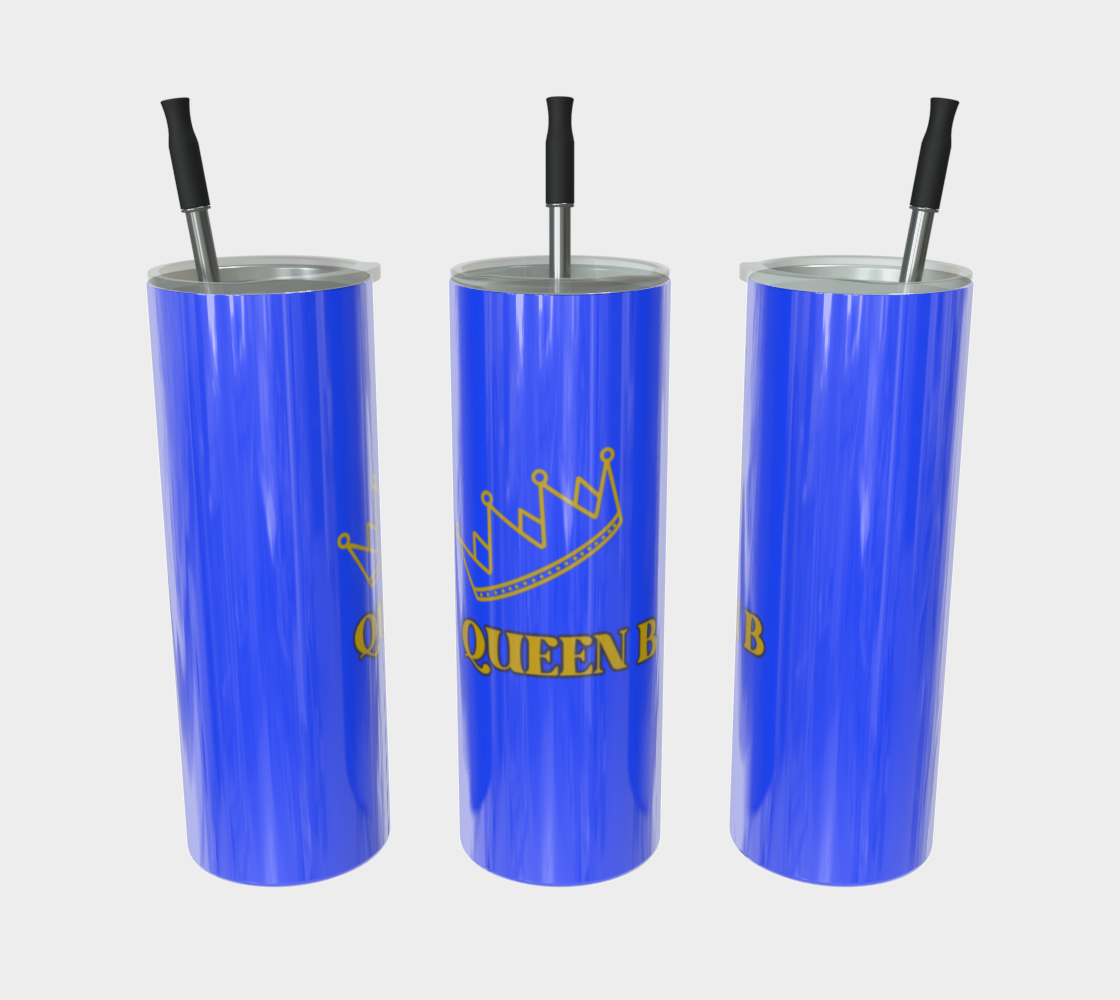 Quench Cove Tumbler (Queen B) In Glossy Royal Blue