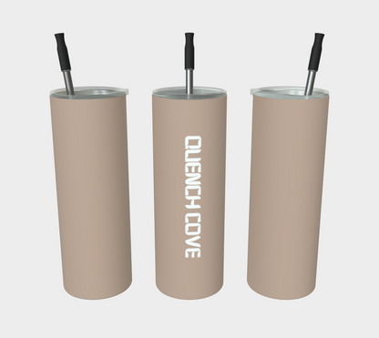 Quench Cove Tumbler In Matte Beige