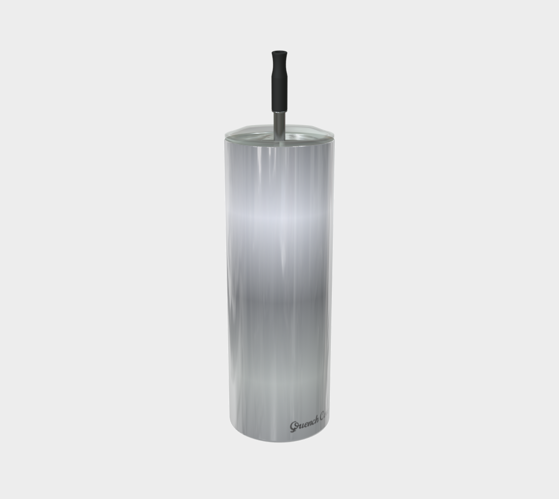 Quench Cove Tumbler In Glossy Gray