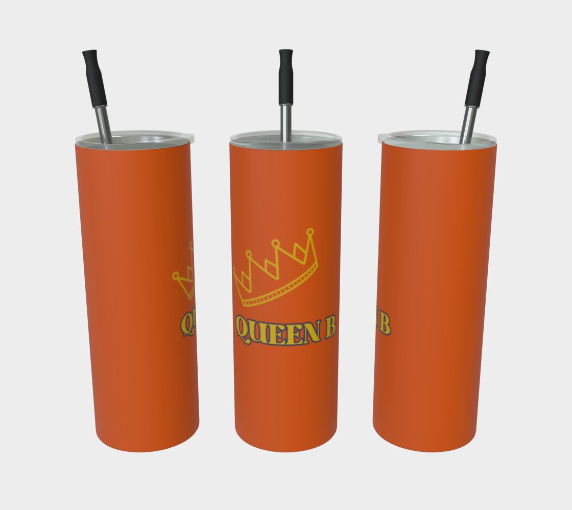 Quench Cove Tumbler (Queen B) In Matte Orange