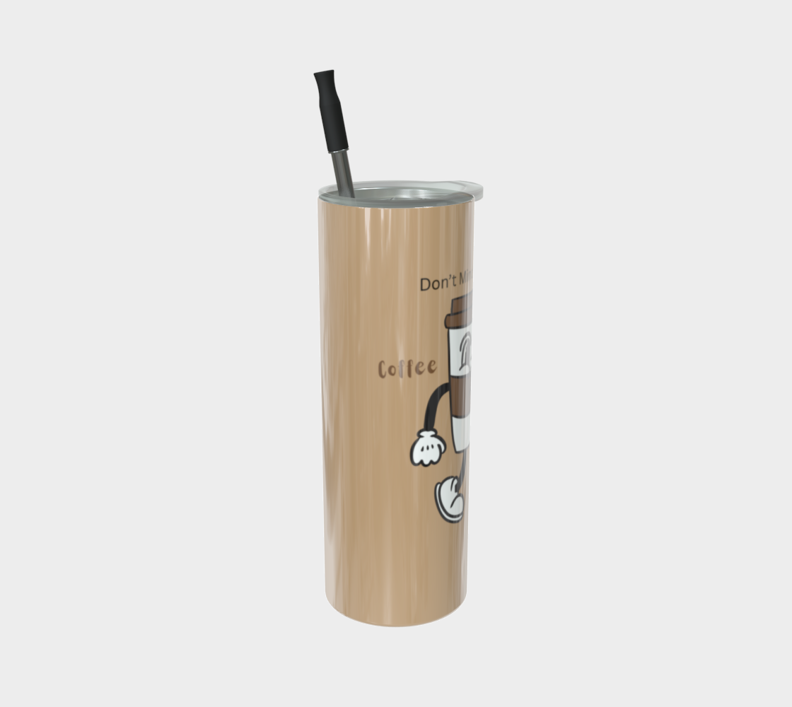 Quench Cove Tumbler (Don’t Mind Me…) In Glossy Brown