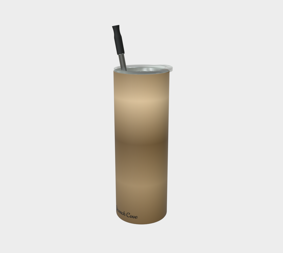Quench Cove Tumbler In Matte Light Brown