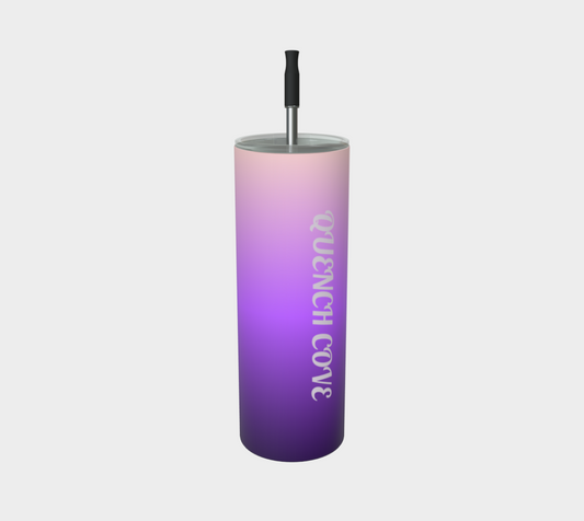 Quench Cove Tumbler In Matte Purple Gradient Colors
