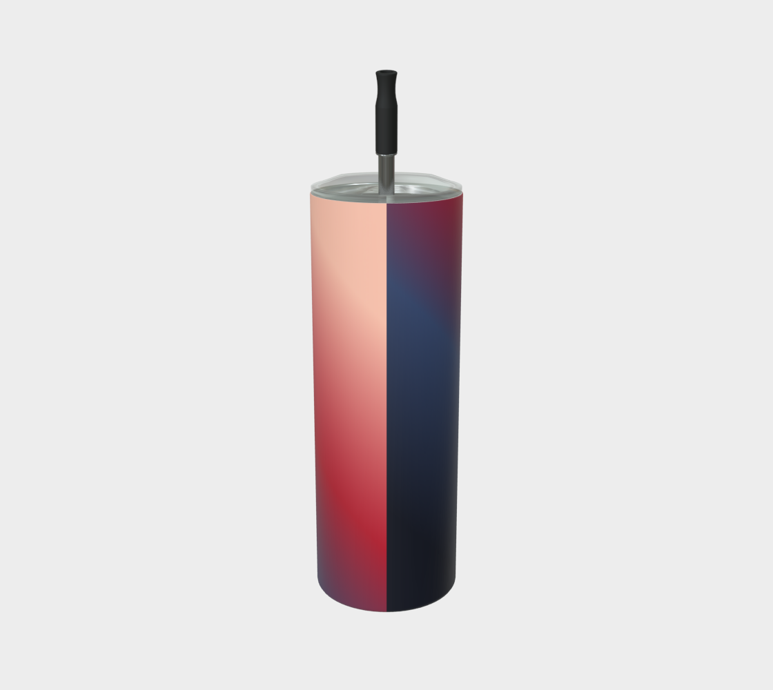 Quench Cove Tumbler In Matte Red Gradient Color