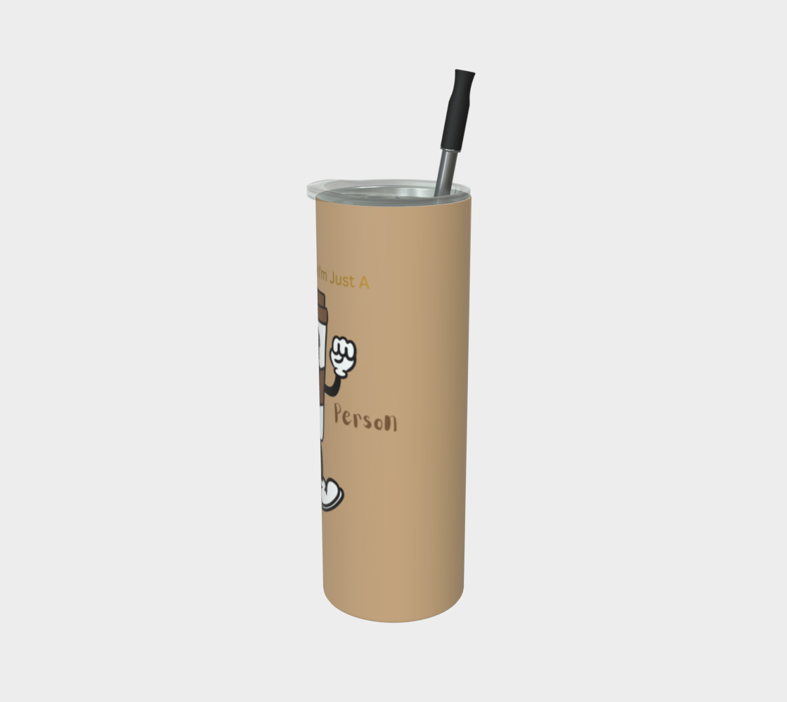 Quench Cove Tumbler (Don’t Mind Me…) In Matte Brown