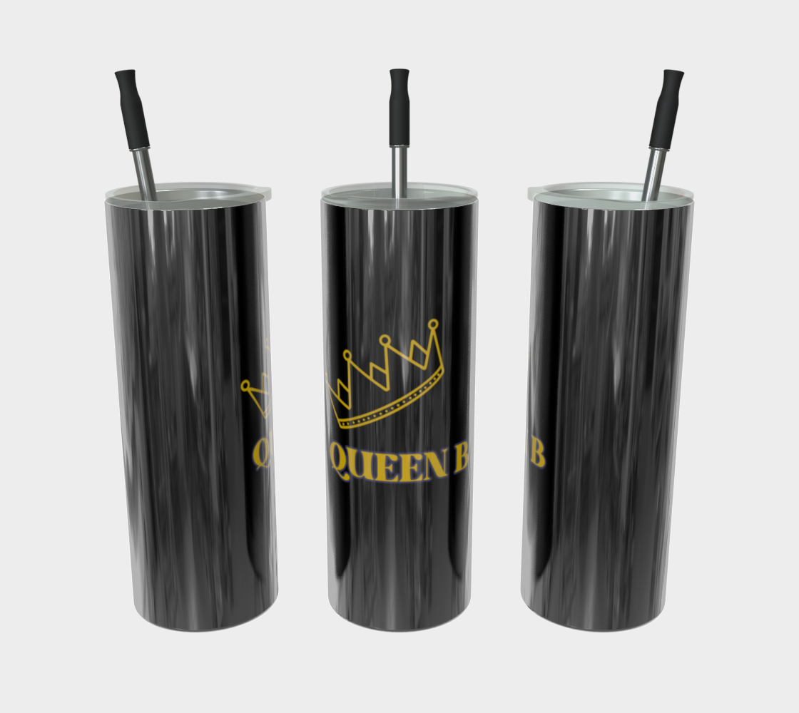 Quench Cove Tumbler (Queen B) In Glossy Black