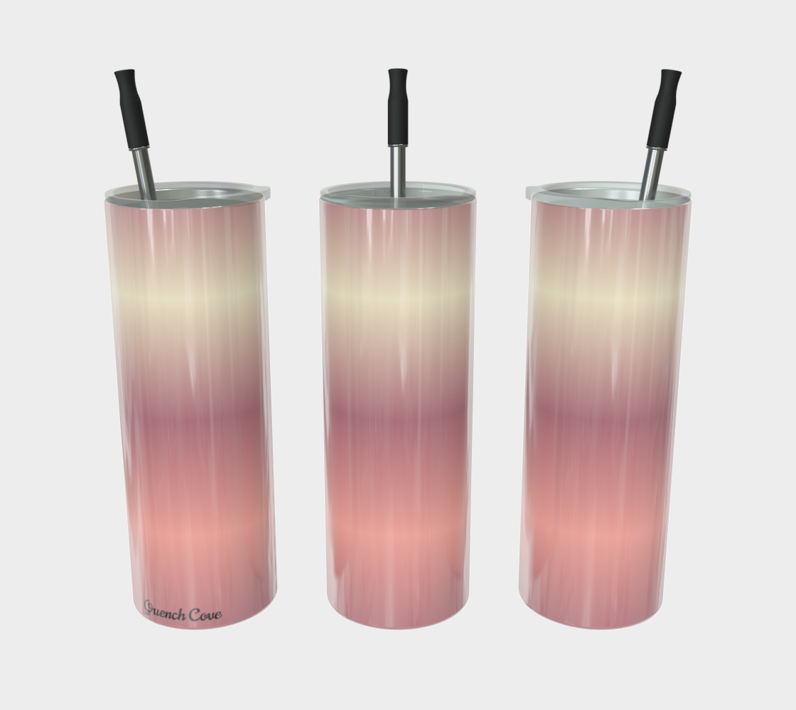 Quench Cove Tumbler In Glossy Rose Gold