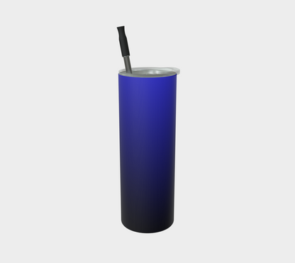 Quench Cove Tumbler In Matte Blue Gradient Color