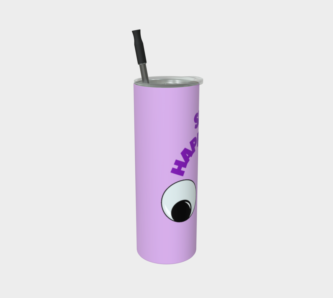 Quench Cove Tumbler ( Sip Happens!) In Matte Purple