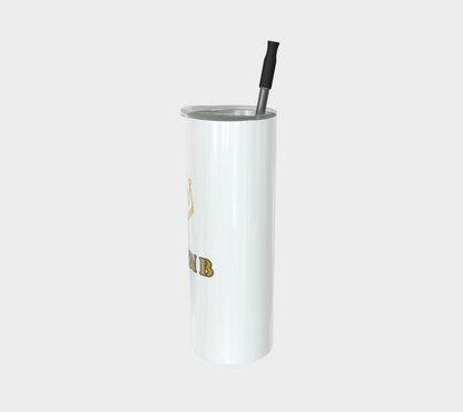 Quench Cove Tumbler (Queen B) In Glossy White