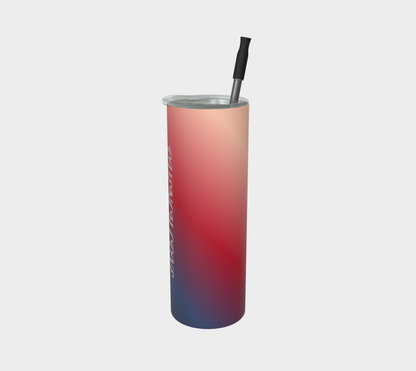 Quench Cove Tumbler In Matte Red Gradient Color