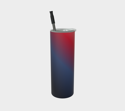 Quench Cove Tumbler In Matte Red Gradient Color